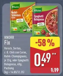 Aldi Nord Knorr Fix Angebot