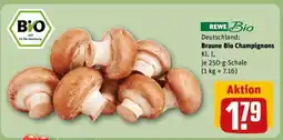 REWE Braune Bio Champignons Angebot
