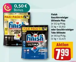 REWE Finish Geschirrreiniger Ultimate Plus Angebot