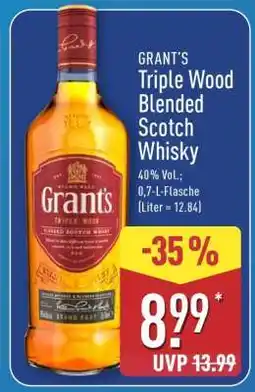 Aldi Nord GRANT'S Triple Wood Blended Scotch Whisky Angebot