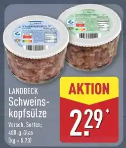 Aldi Nord LANDBECK Schweinskopfsülze Angebot