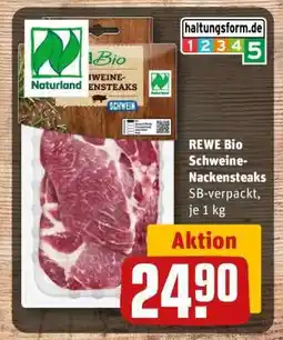 REWE REWE Bio Schweine-Nackensteaks Angebot