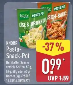 Aldi Nord KNORR Pasta-Snack-Pot Angebot