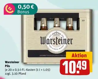 REWE Warsteiner Pils Angebot