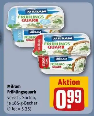 REWE Milram Frühlingsquark Angebot