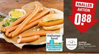 REWE Havelländer Wiener Würstchen Angebot