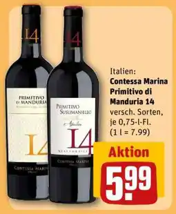 REWE Contessa Marina Primitivo di Manduria 14 Angebot