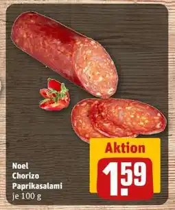 REWE Noel Chorizo Paprikasalami Angebot