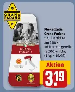 REWE Marca Italia Grana Padano Angebot
