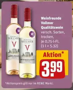 REWE Weinfreunde Vollmer Qualitätswein Angebot