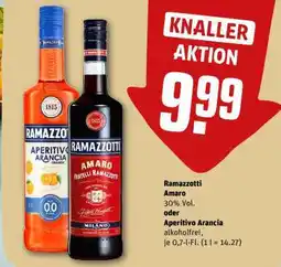 REWE Ramazzotti Amaro oder Aperitivo Arancia Angebot