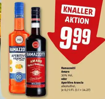 REWE Ramazzotti Amaro oder Aperitivo Arancia Angebot