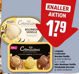 REWE Langnese Cremissimo Bourbon Vanille Angebot
