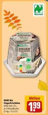 REWE REWE Bio Ziegenfrischkäse Angebot