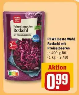 REWE REWE Beste Wahl Rotkohl mit Preiselbeeren Angebot