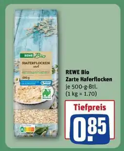 REWE REWE Bio Zarte Haferflocken Angebot