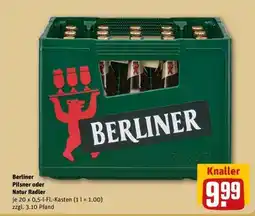 REWE Berliner Pilsner oder Natur Radler Angebot
