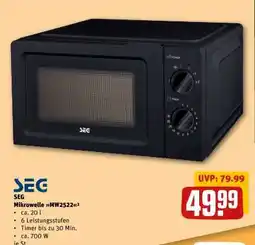 REWE SEG Mikrowelle MW2522 Angebot