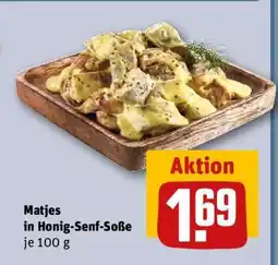 REWE Matjes in Honig-Senf-Soße Angebot