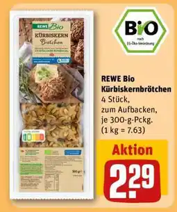 REWE REWE Bio Kürbiskernbrötchen Angebot