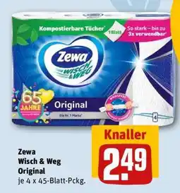 REWE ZEWA Wisch&Weg Original Angebot