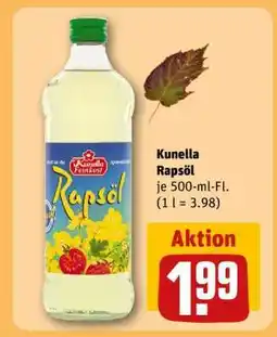 REWE Kunella Rapsöl Angebot