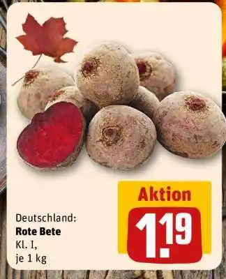 REWE Rote Bete Angebot