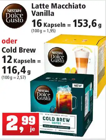 Thomas Philipps Nescafé Dolce Gusto  Latte Macchiato Vanilla oder Cold Brew Angebot