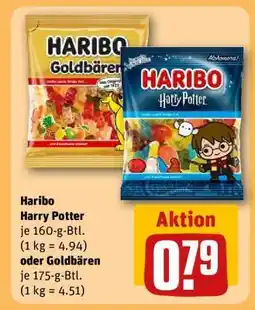 REWE Haribo Harry Potter oder Goldbären Angebot
