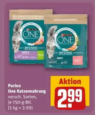 REWE PURINA ONE Katzennahrung Angebot