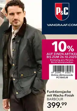 Peek & Cloppenburg Hamburg Funktionsjacke mit Wachs-Finish BARBOUR Angebot