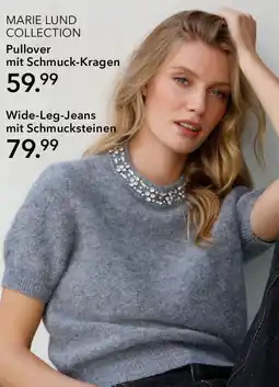 Peek & Cloppenburg Hamburg MARIE LUND COLLECTION Pullover mit Schmuck-Kragen Angebot