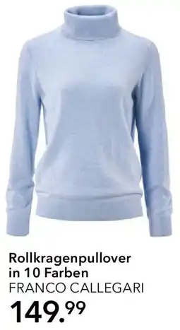 Peek & Cloppenburg Hamburg Rollkragenpullover in 10 Farben FRANCO CALLEGARI Angebot