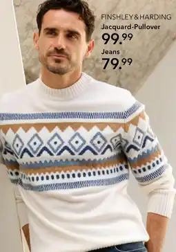 Peek & Cloppenburg Hamburg FINSHLEY & HARDING Jacquard-Pullover Angebot