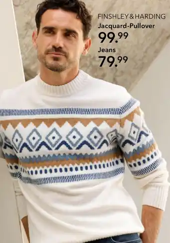 Peek & Cloppenburg Hamburg FINSHLEY & HARDING Jacquard-Pullover Angebot