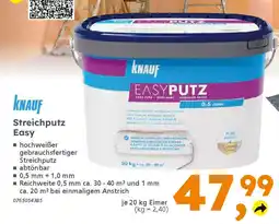 Globus Baumarkt KNAUF Streichputz Easy Angebot