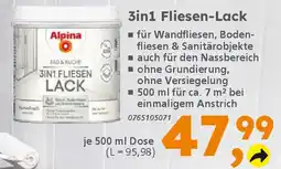 Globus Baumarkt Alpina 3in1 Fliesen-Lack Angebot
