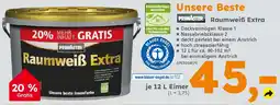 Globus Baumarkt PRIMASTER Raumweiß Extra Angebot