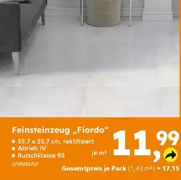 Globus Baumarkt Feinsteinzeug,,Fiordo" Angebot