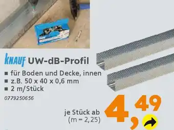 Globus Baumarkt KNAUF UW-dB-Profil Angebot