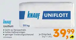 Globus Baumarkt KNAUF Uniflott Angebot