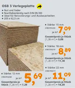 Globus Baumarkt OSB 3 Verlegeplatte Angebot