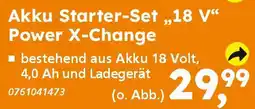 Globus Baumarkt Einhell Akku Starter-Set „,18 V“ Power X-Change Angebot