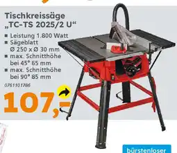 Globus Baumarkt Einhell Tischkreissäge ,,TC-TS 2025/2 U" Angebot