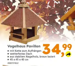 Globus Baumarkt Vogelhaus Pavillon Angebot