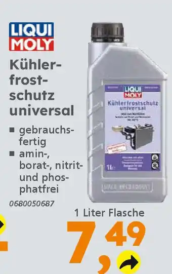 Globus Baumarkt LIQUI MOLY Kühlerfrostschutz universal Angebot