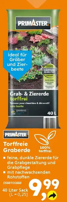 Globus Baumarkt PRIMASTER Torffreie Graberde Angebot