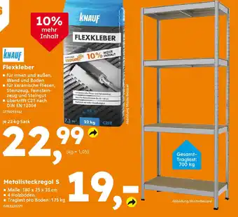 Globus Baumarkt Metallsteckregal S Angebot