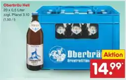 Netto Marken-Discount Holzkirchner Oberbräu Hell Angebot