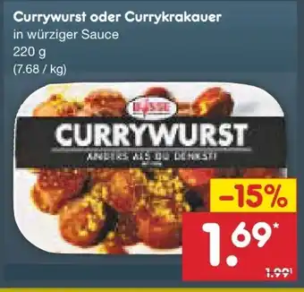 Netto Marken-Discount Busse Currywurst Anders als du denkst Angebot